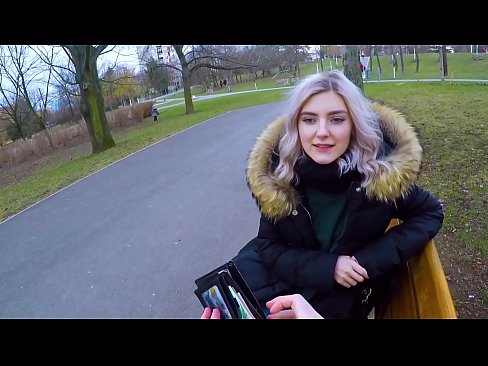 ❤️ Norij svešinieka karstu spermu par naudu - blowjob in the park by Eva Elfie ❤️ Super sekss pie mums